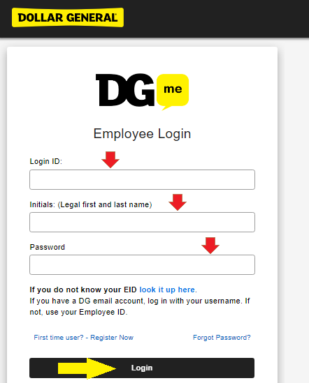 DGME Employee Portal Login