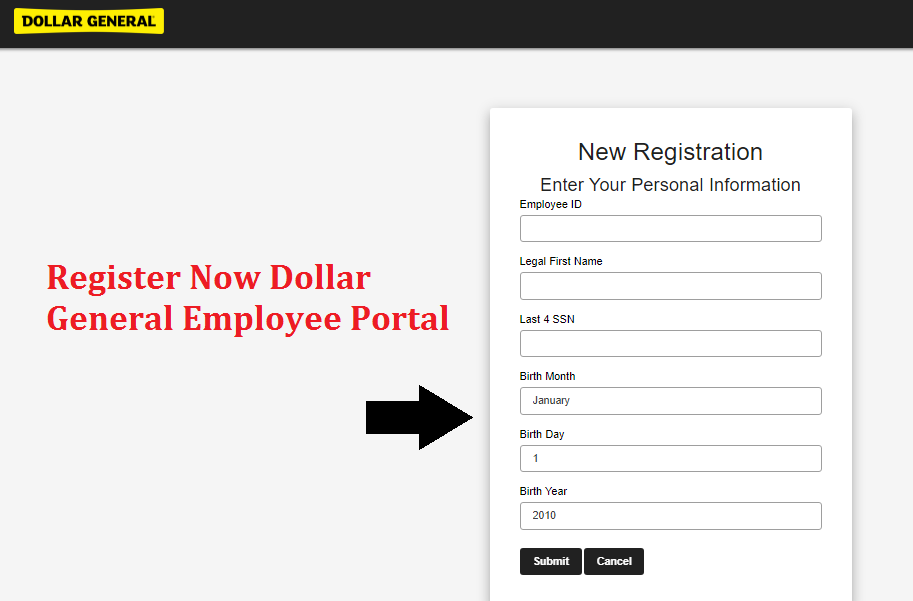 Register Now Dollar General Employee Portal